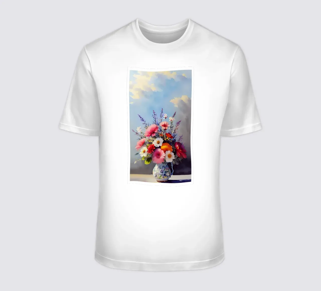 Strandway, Fiori selvatici celesti t-shirt da Strandweg