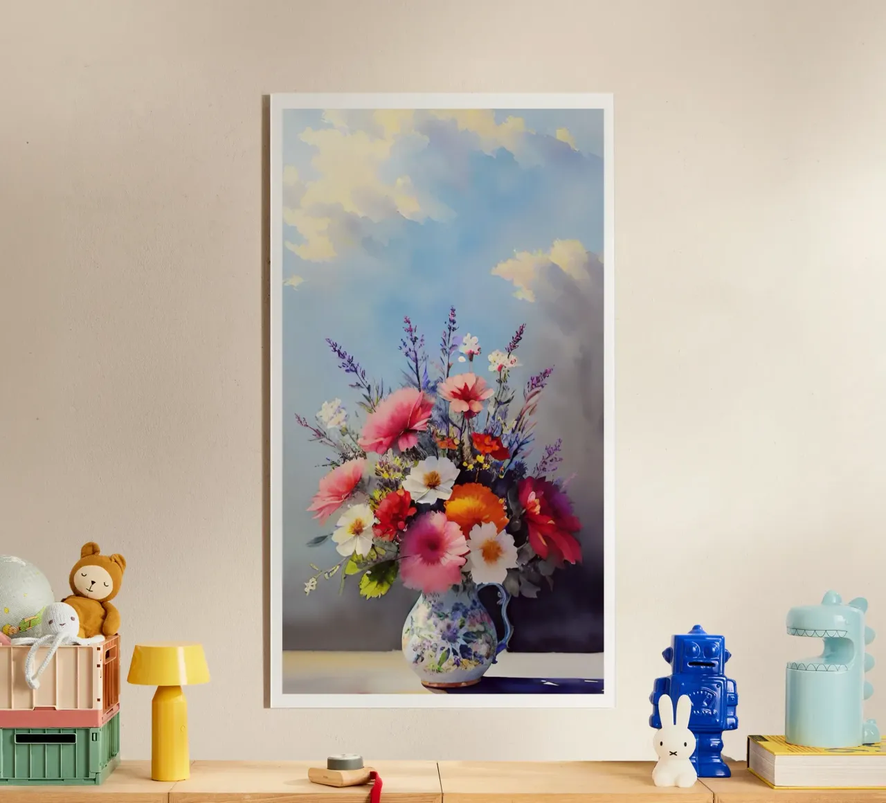 Fiori selvatici celesti di Strandway plexiglass da Strandweg