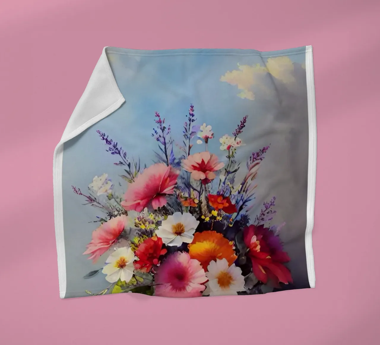 Strandway, Fiori selvatici celesti coperta in pile da Strandweg