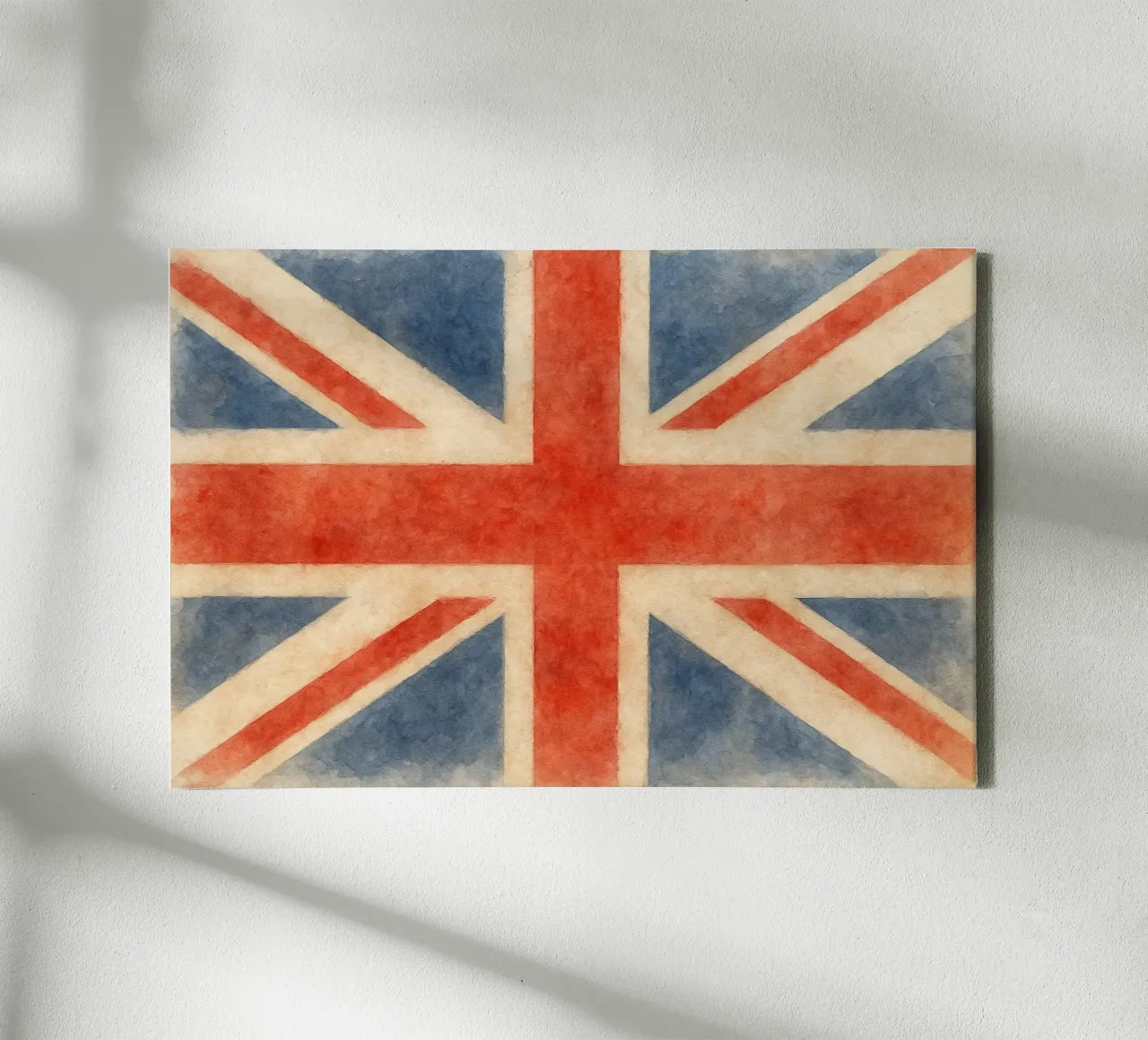 Pittura della bandiera inglese tela con Cornice a cassetta da Kania