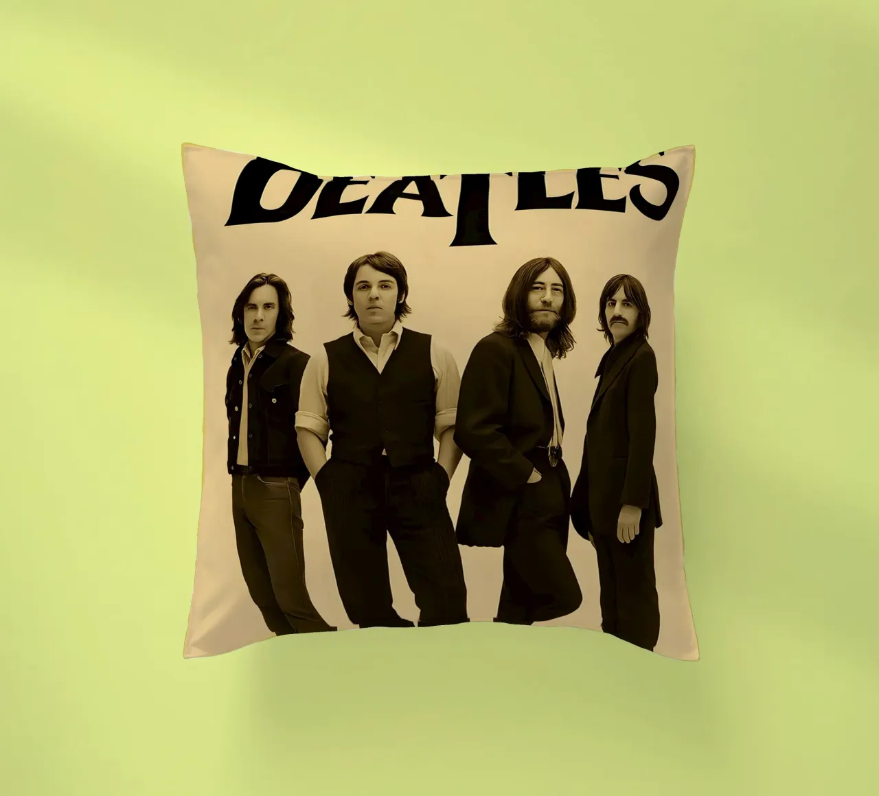 Beatles 13 X 19 Concert Mini Poster Re-Print Photo cuscino da DGUnder