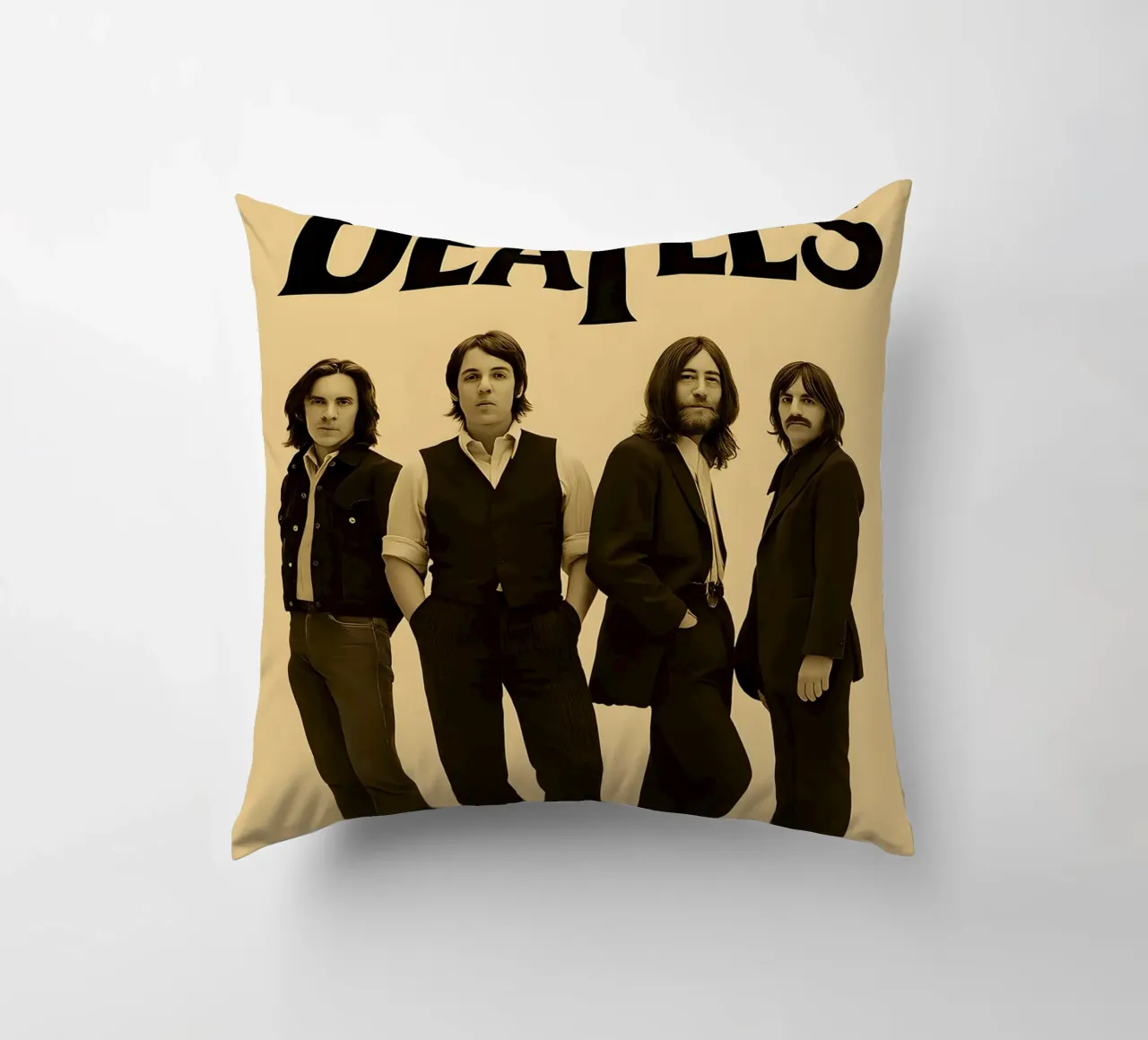 Beatles 13 X 19 Concert Mini Poster Re-Print Photo cuscino da DGUnder