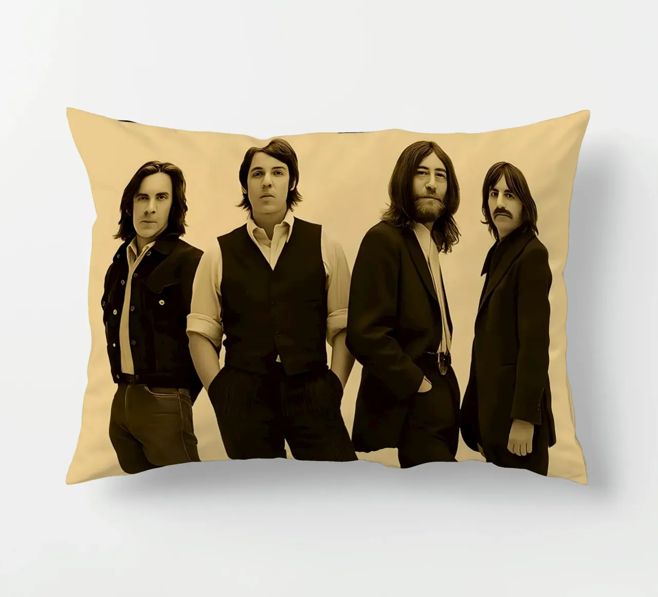 Beatles 13 X 19 Concert Mini Poster Re-Print Photo cuscino da DGUnder