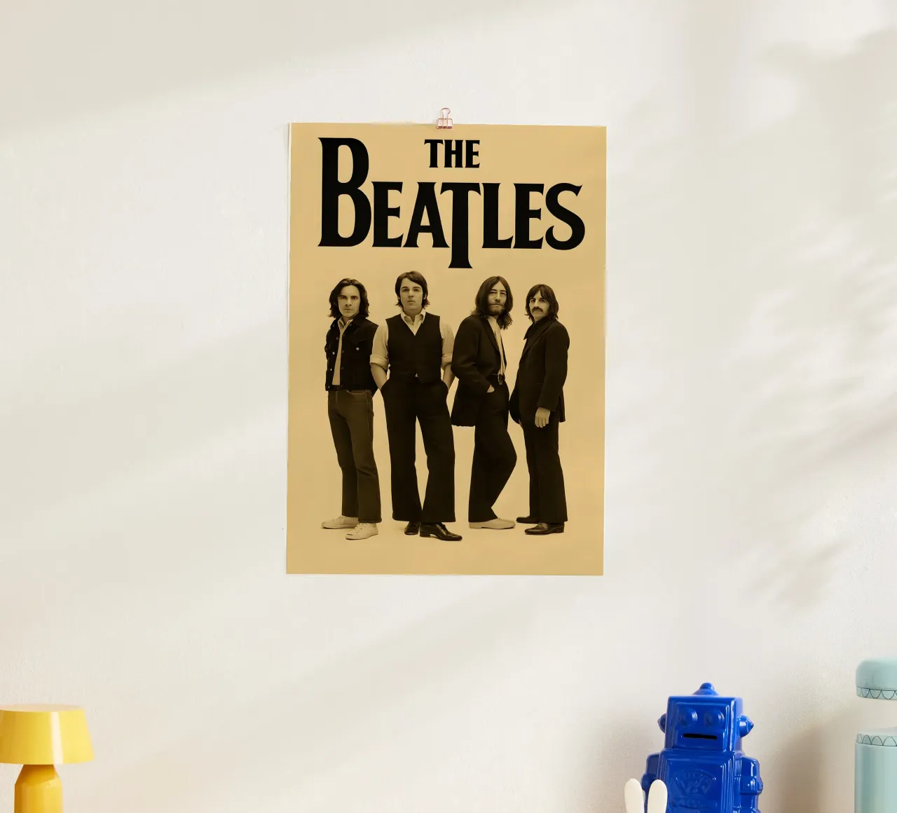 Beatles 13 X 19 Concert Mini Poster Re-Print Photo poster con telaio in alluminio da DGUnder