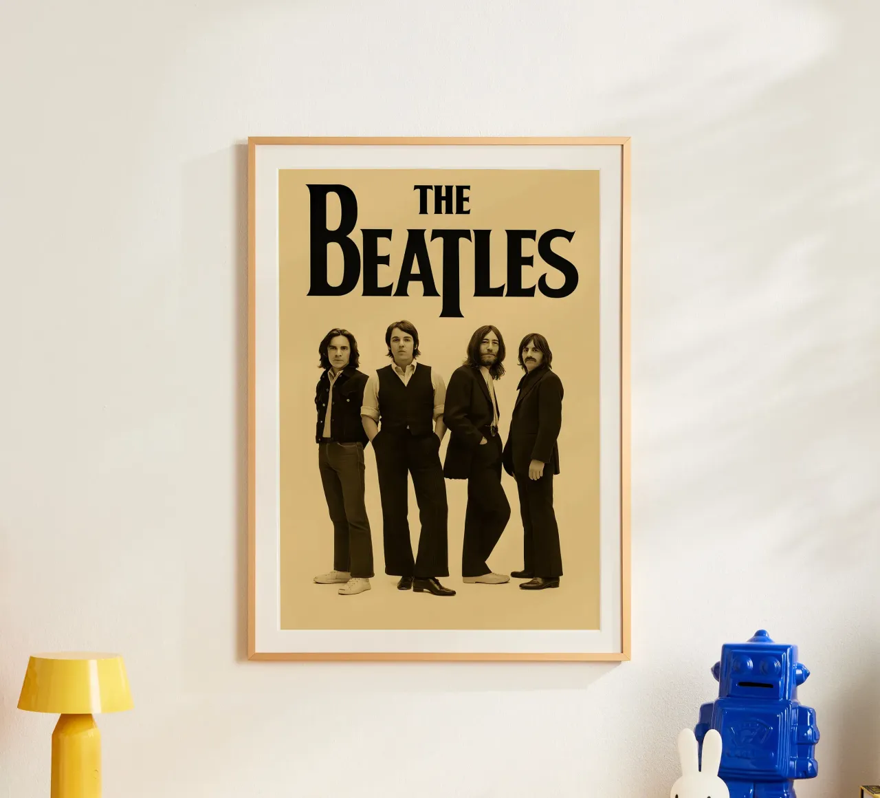 Beatles 13 X 19 Concert Mini Poster Re-Print Photo poster con telaio in alluminio da DGUnder