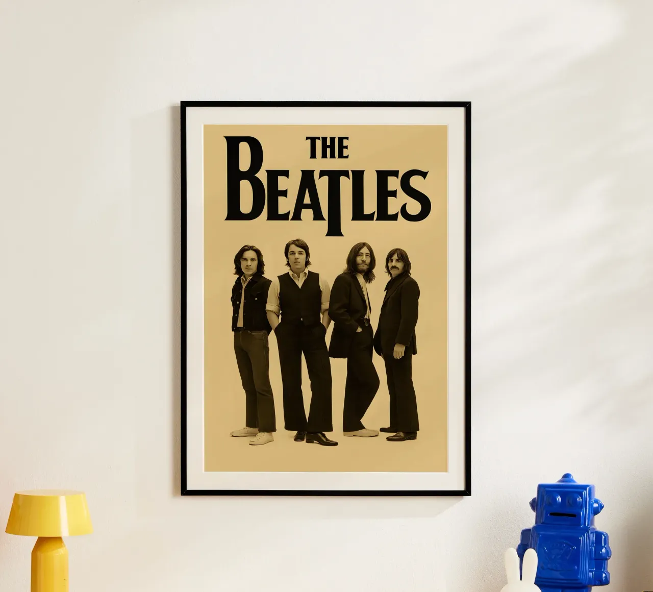 Beatles 13 X 19 Concert Mini Poster Re-Print Photo poster con telaio in alluminio da DGUnder