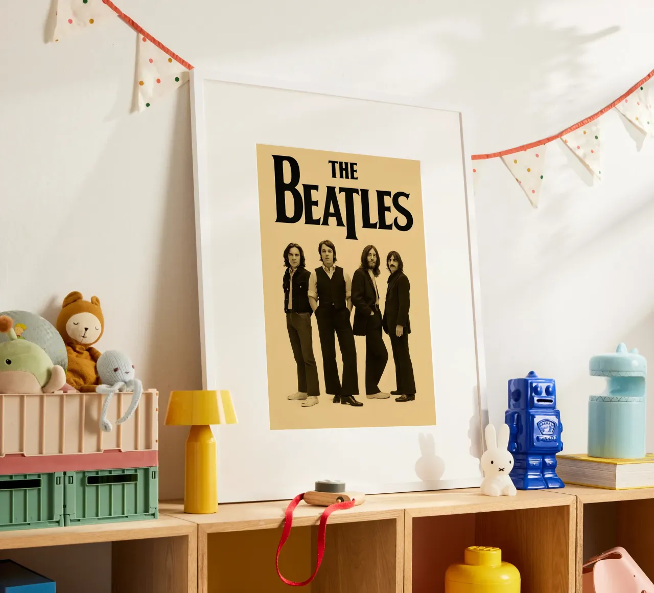 Beatles 13 X 19 Concert Mini Poster Re-Print Photo poster con telaio in alluminio da DGUnder