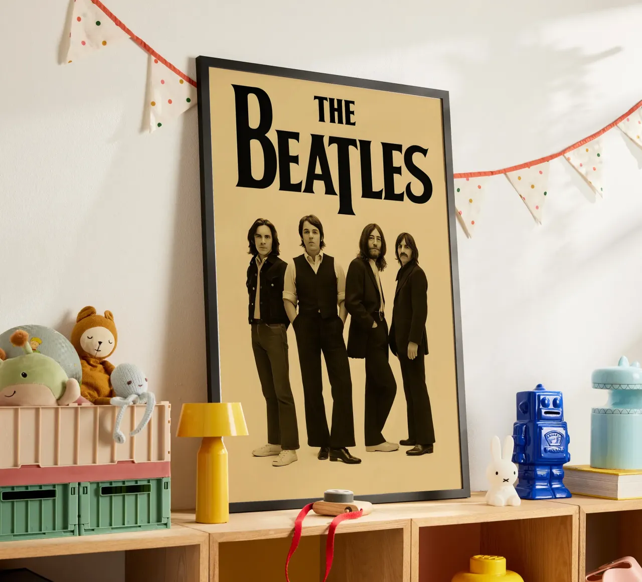 Beatles 13 X 19 Concert Mini Poster Re-Print Photo poster con telaio in alluminio da DGUnder
