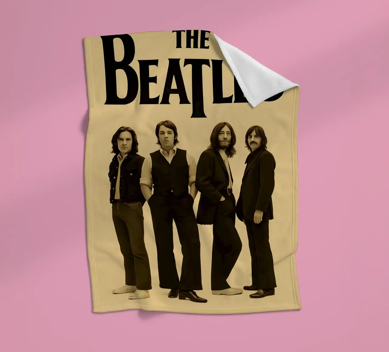 Beatles 13 X 19 Concert Mini Poster Re-Print Photo coperta in pile da DGUnder