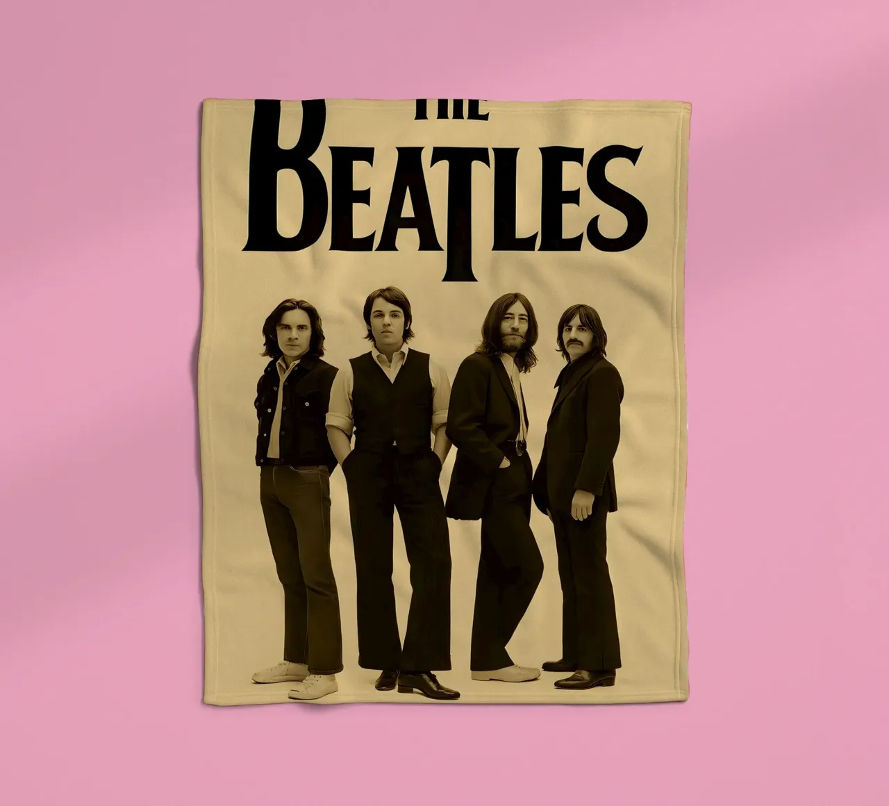 Beatles 13 X 19 Concert Mini Poster Re-Print Photo coperta in pile da DGUnder