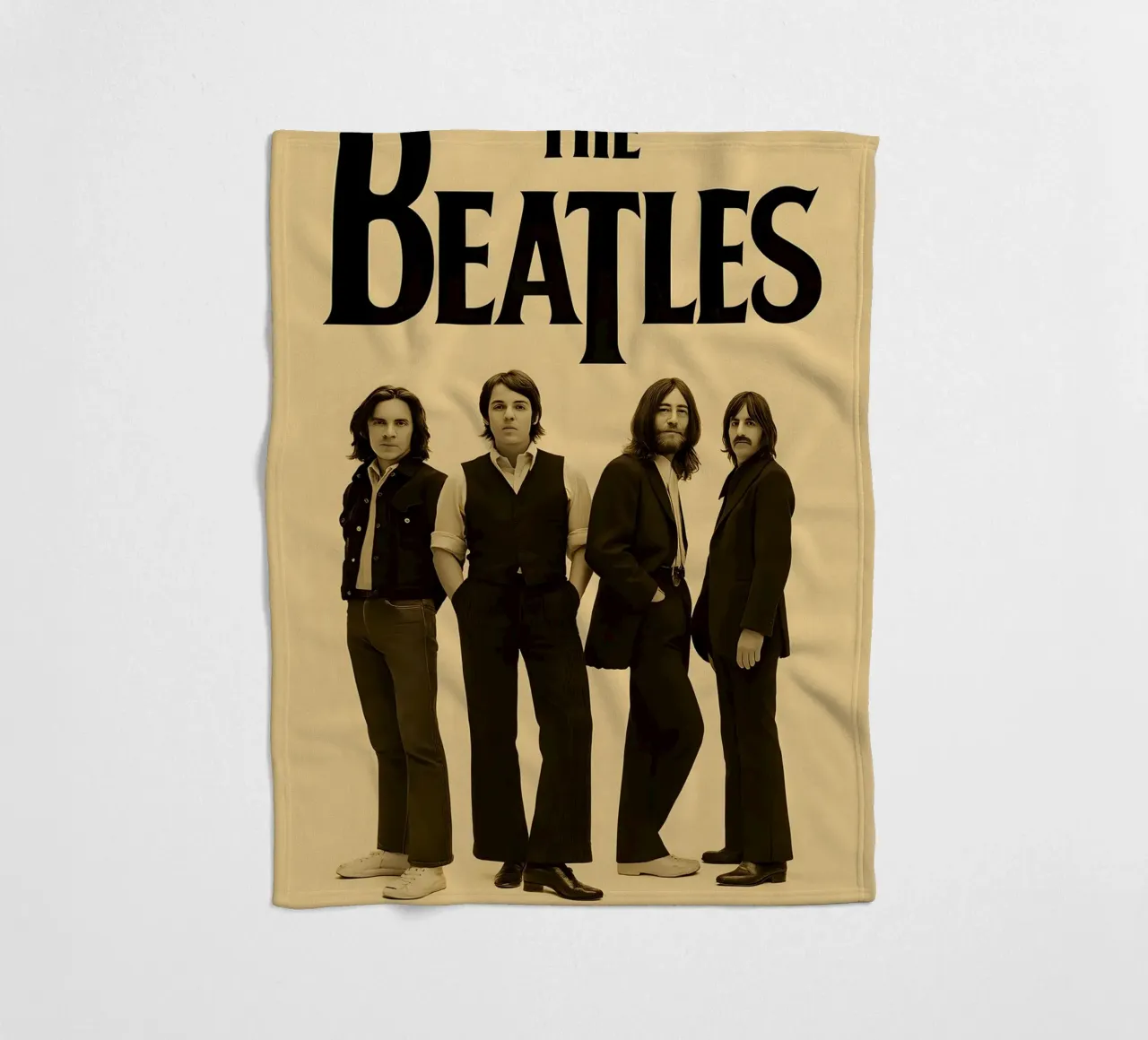 Beatles 13 X 19 Concert Mini Poster Re-Print Photo coperta in pile da DGUnder