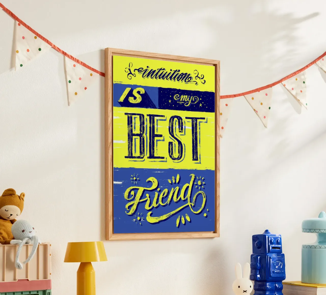 Intuition is my best friend plexiglass da Glettering