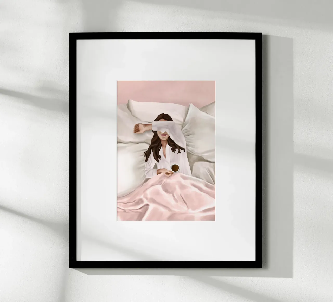 Coffee Lover poster con telaio in alluminio da Flow Line