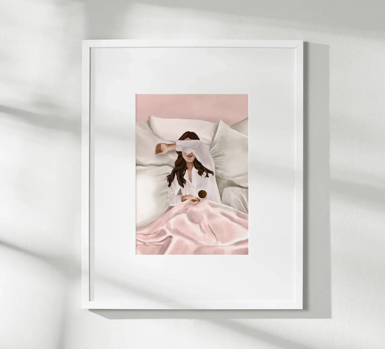 Coffee Lover poster con telaio in alluminio da Flow Line