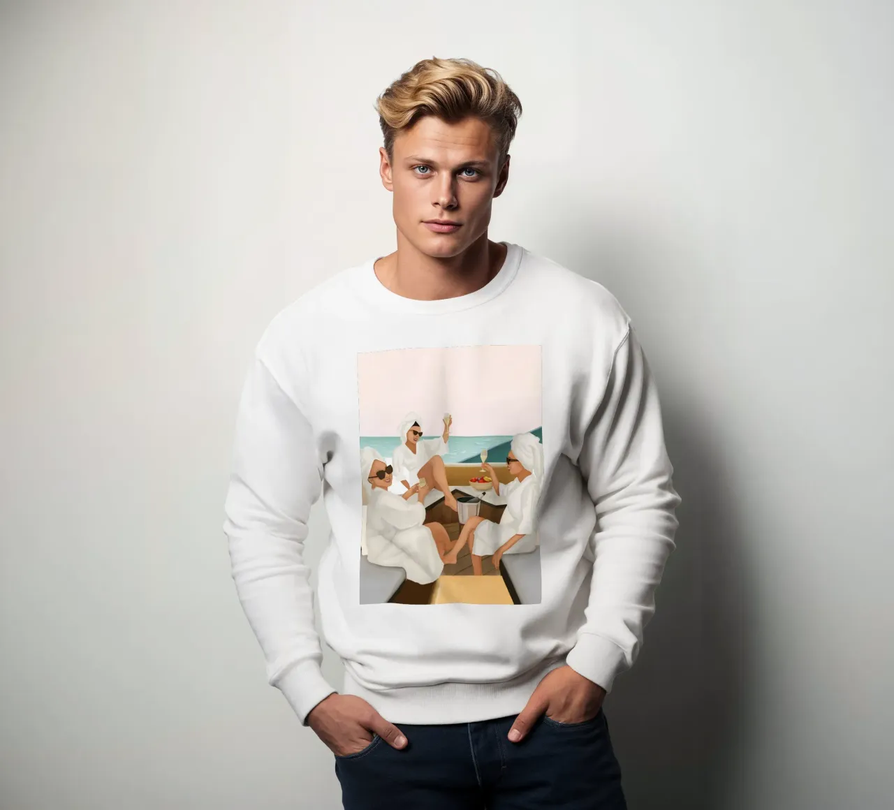 Seaside Indulgence felpa da Flow Line