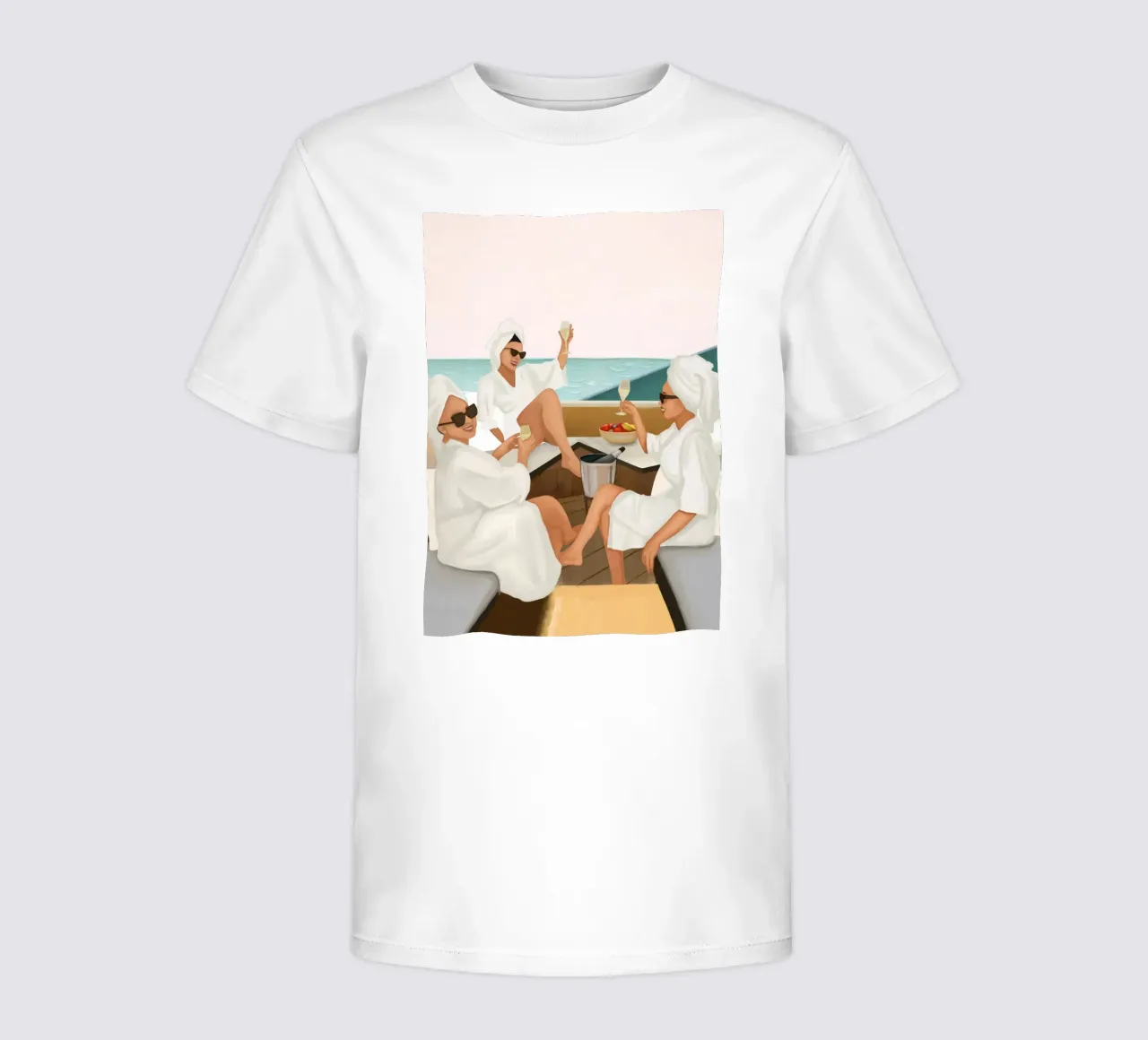 Seaside Indulgence kids t-shirt by Flow Line