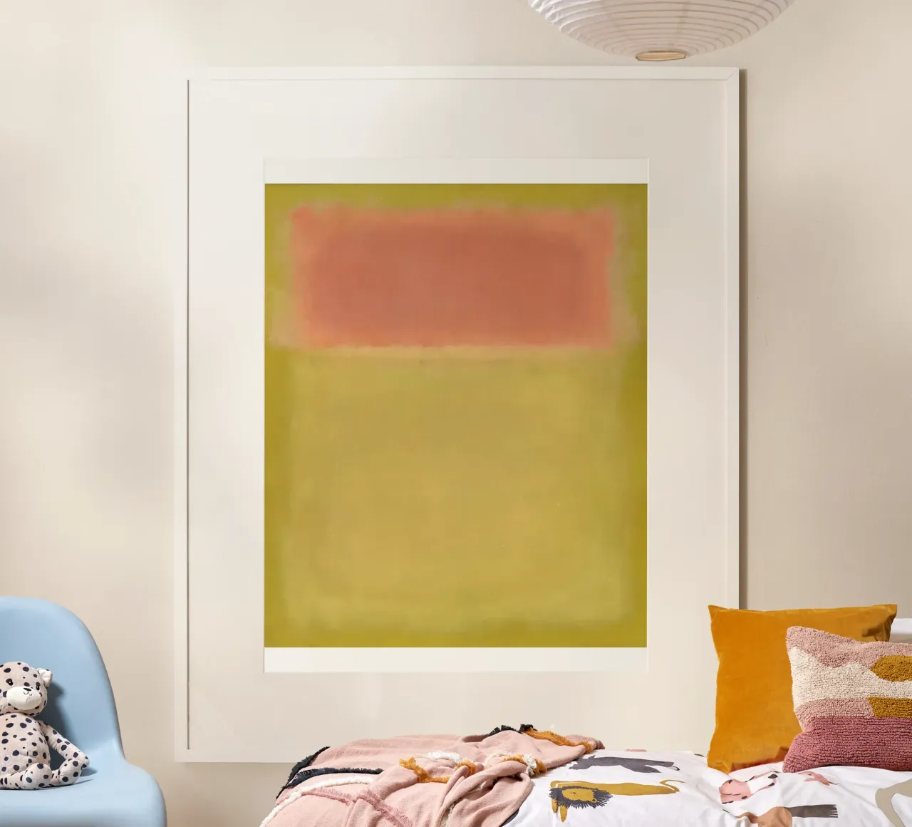 Mark Rothko Il Museo della Zecca poster con telaio in legno da Spencer Farrell2