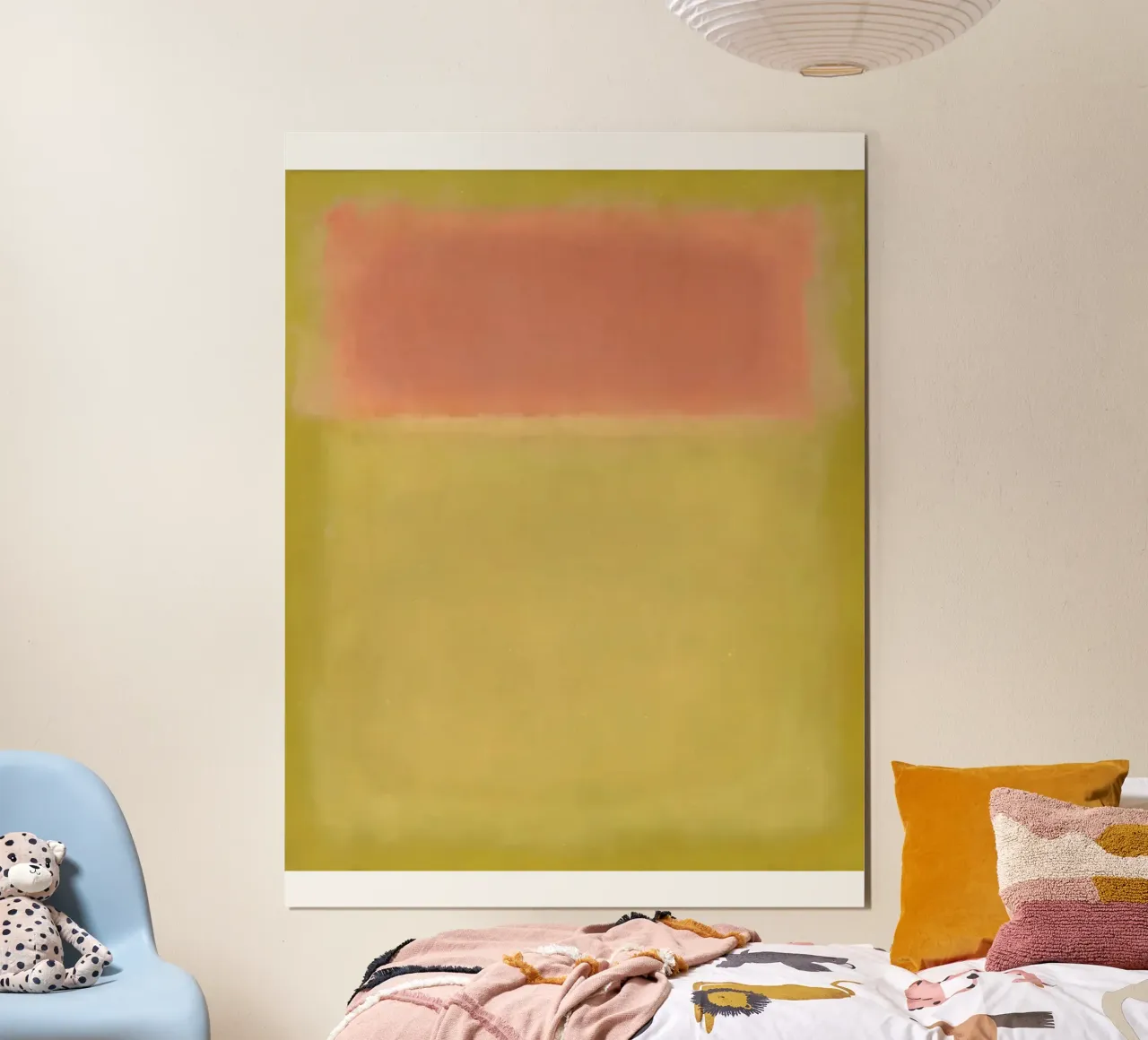 Mark Rothko Il Museo della Zecca poster con telaio in legno da Spencer Farrell2