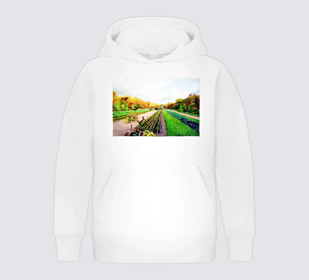 In Paris Kinder Hoodie von Massimo Frascogna