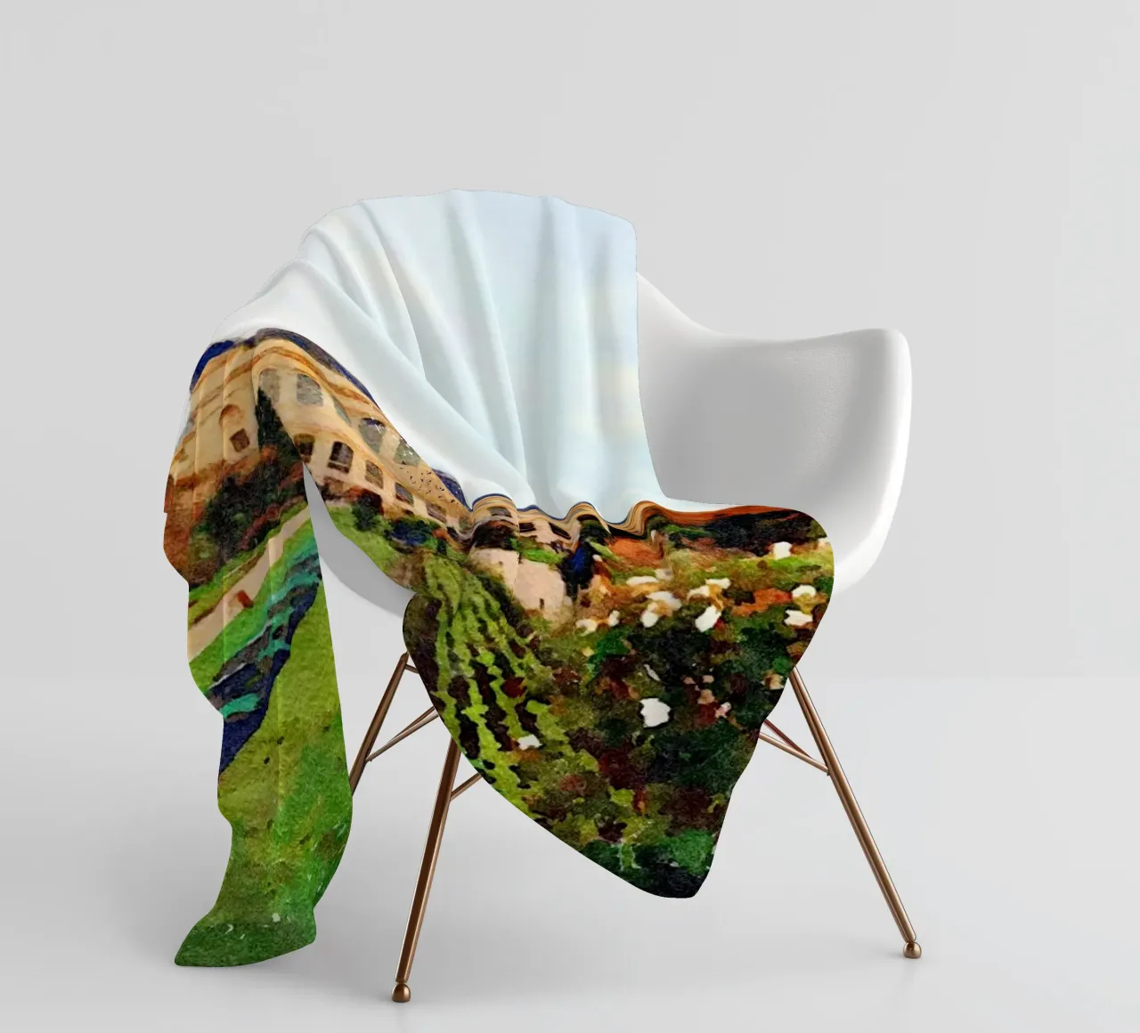 A Parigi coperta in pile da Massimo Frascogna