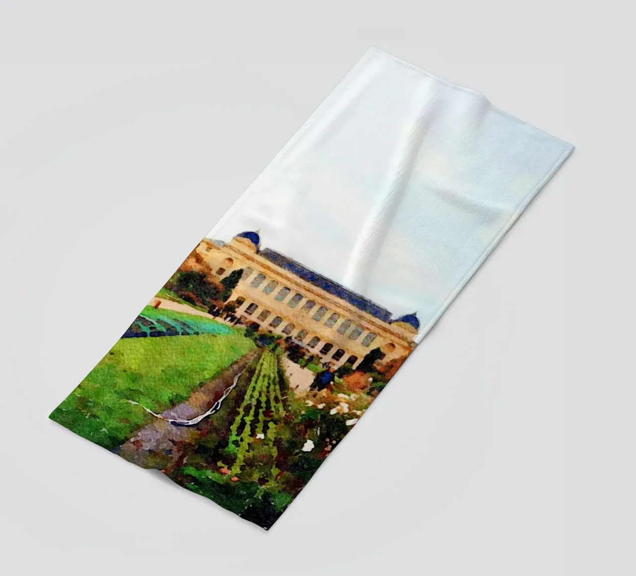 In Paris beach towel by Massimo Frascogna