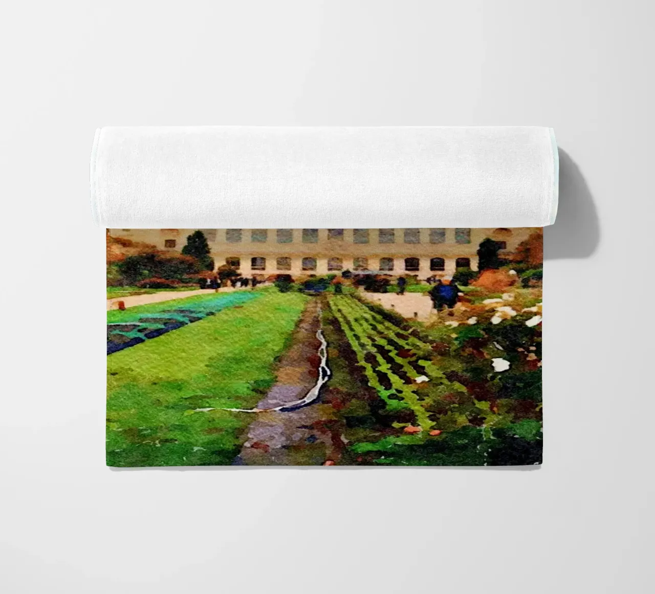 In Paris beach towel by Massimo Frascogna