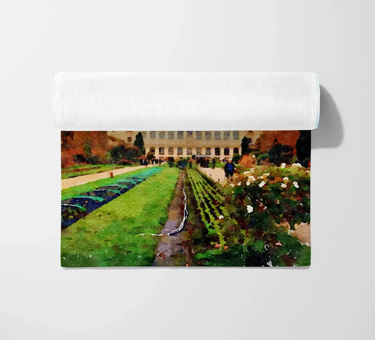 In Paris beach towel by Massimo Frascogna