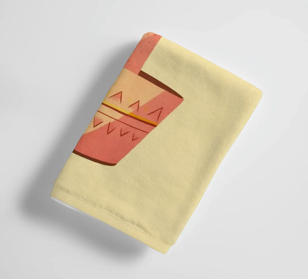 Zuidwest Boho Vibes Cactus badhanddoek van Andrea Haase Modern Home