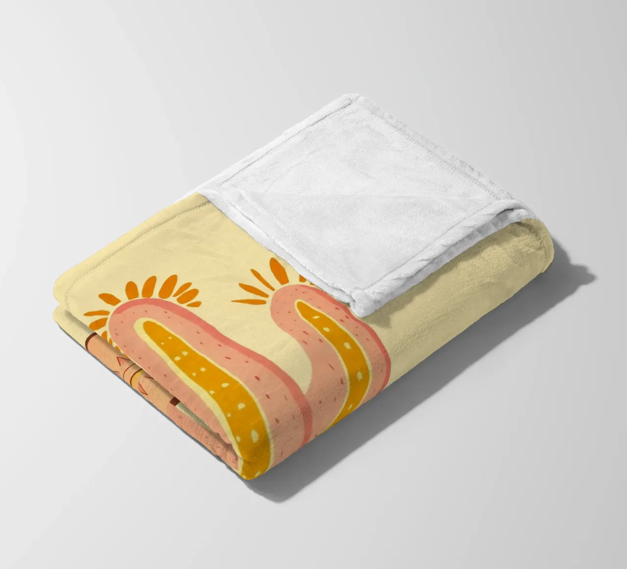 Cactus Boho Vibes del sud-ovest coperta in pile da Andrea Haase Modern Home