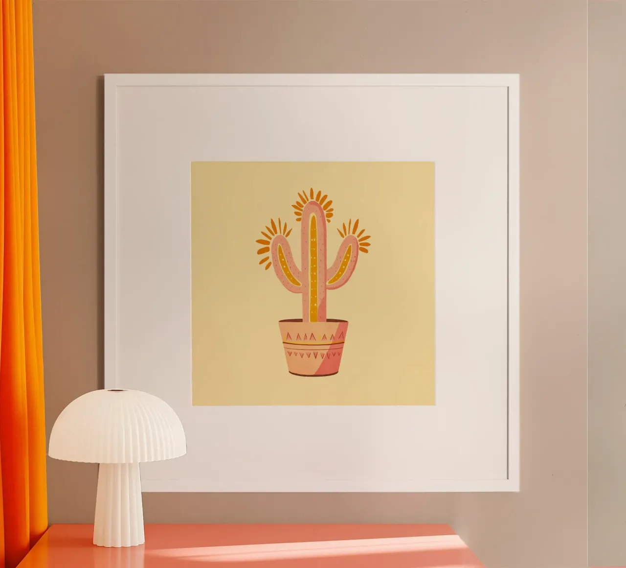 Cactus Boho Vibes del sud-ovest carta hahnemühle da Andrea Haase Modern Home