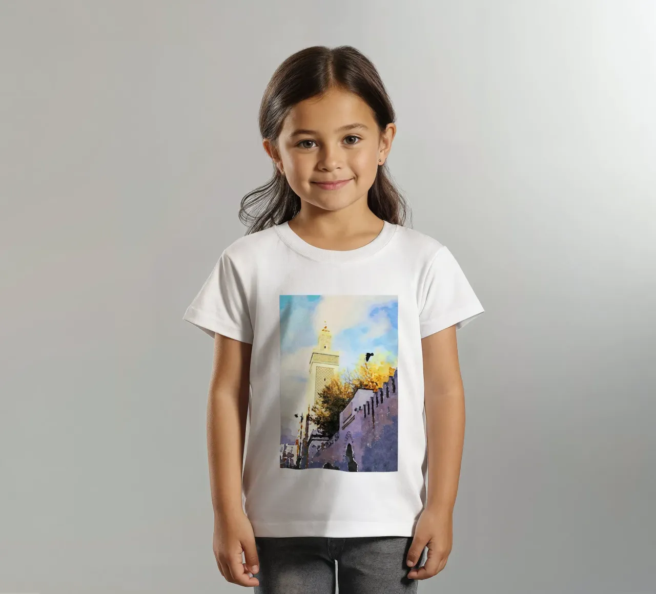 In Paris kids t-shirt by Massimo Frascogna