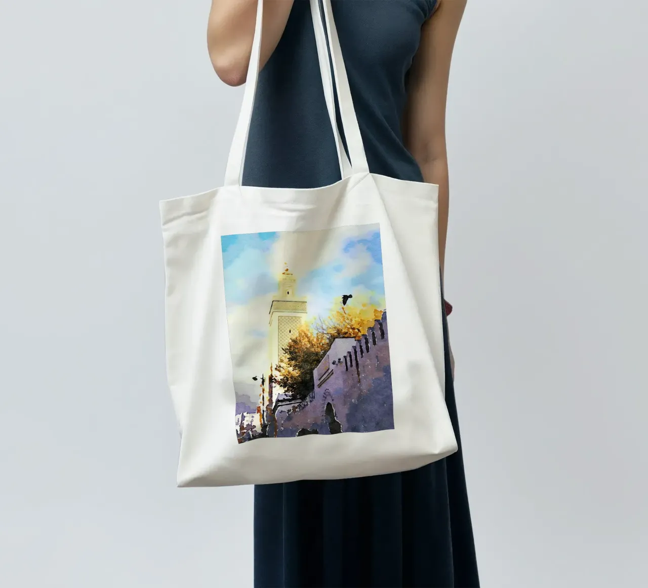 A Parigi borsa in juta da Massimo Frascogna