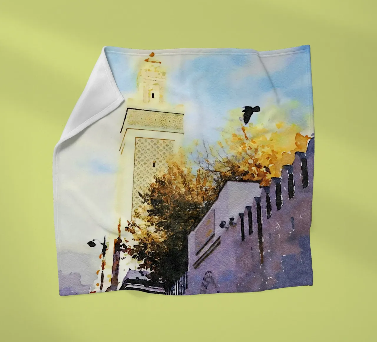 A Parigi coperta in pile da Massimo Frascogna
