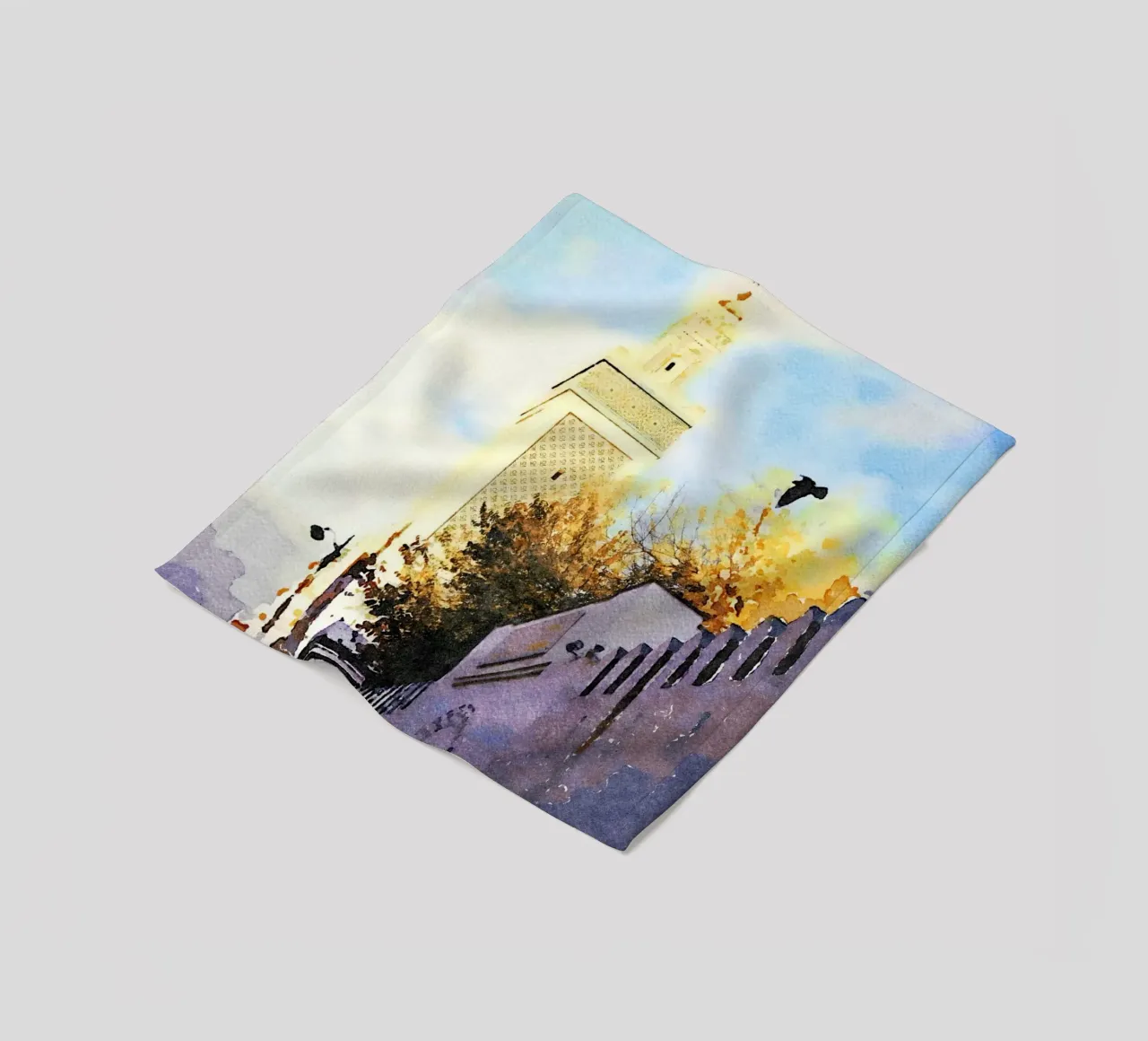 A Parigi coperta in pile da Massimo Frascogna