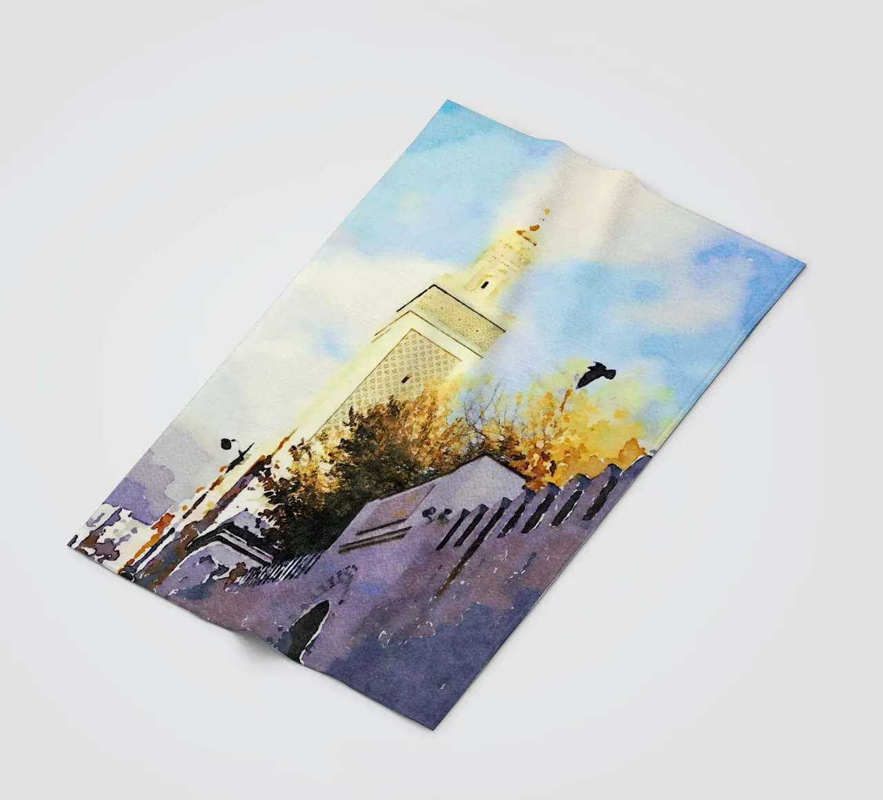 A Parigi coperta in pile da Massimo Frascogna
