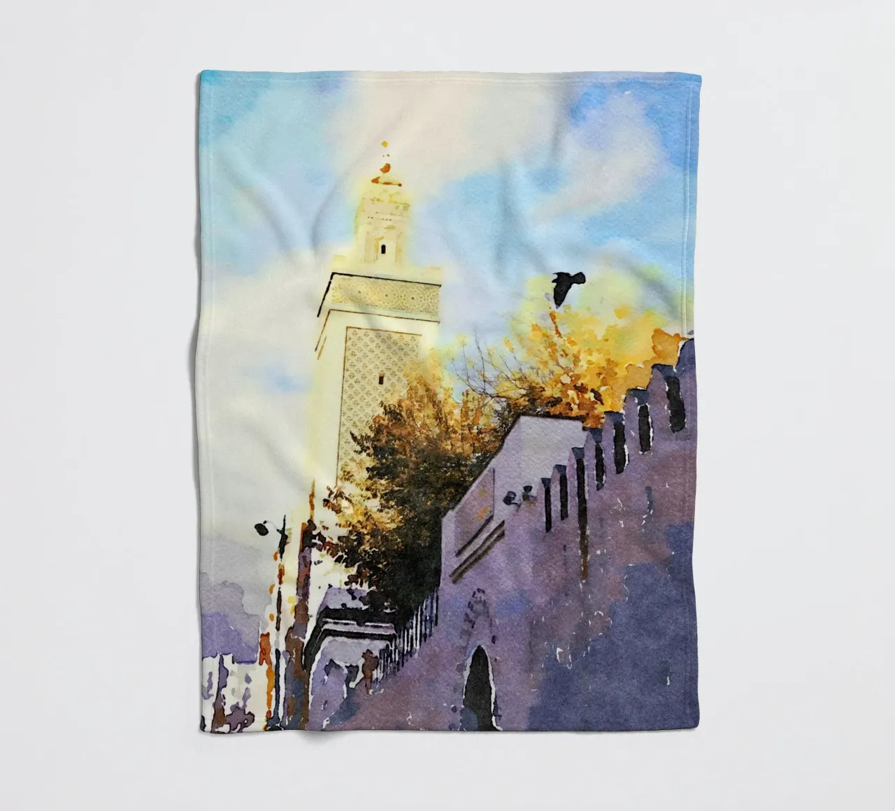 A Parigi coperta in pile da Massimo Frascogna