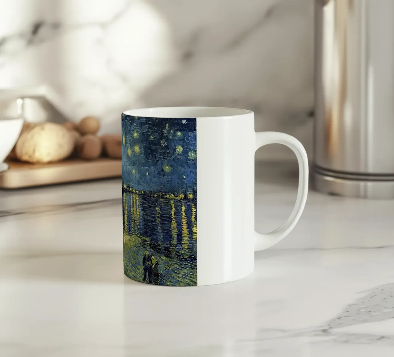Vernice notte stellata tazza in ceramica da ValerieArt