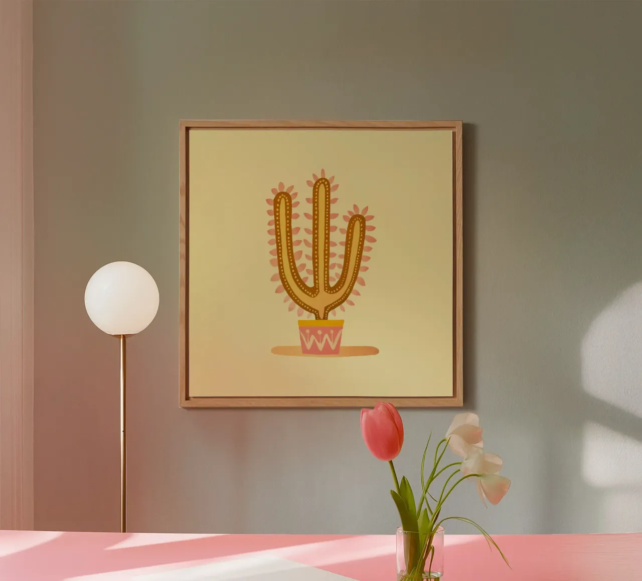 Vibrazioni del Sud-Ovest Pottet Cactus alluminio dibond da Andrea Haase Modern Home