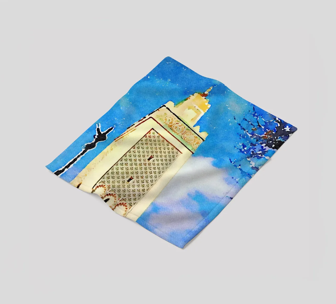 A Parigi coperta in pile da Massimo Frascogna