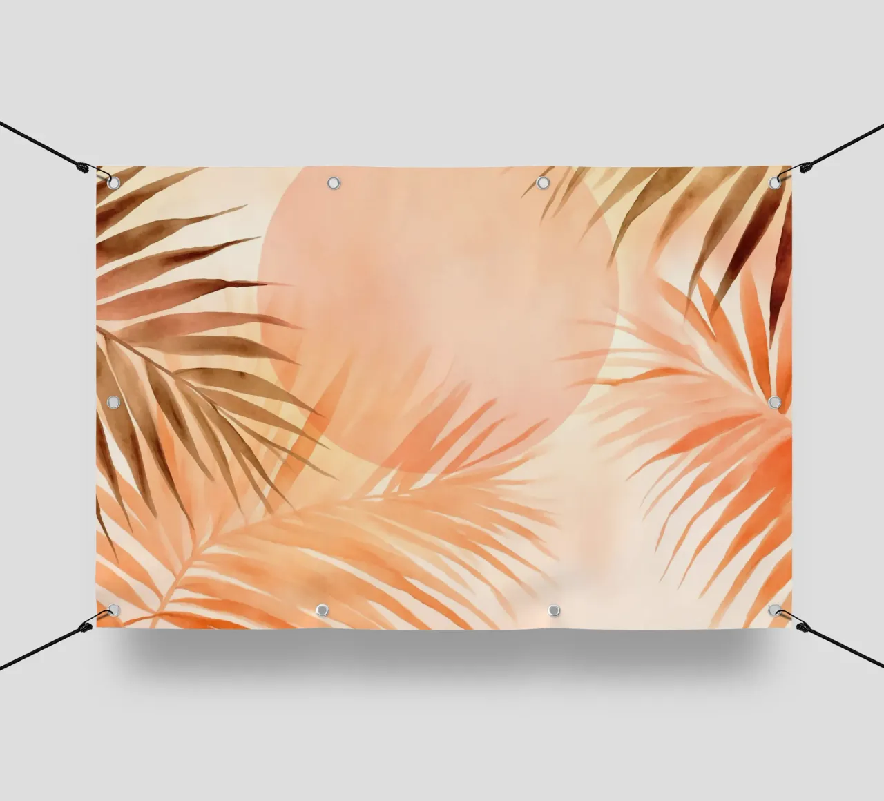 Calma tropicale Oaisis Alba delle palme telo in pvc da Andrea Haase Modern Home