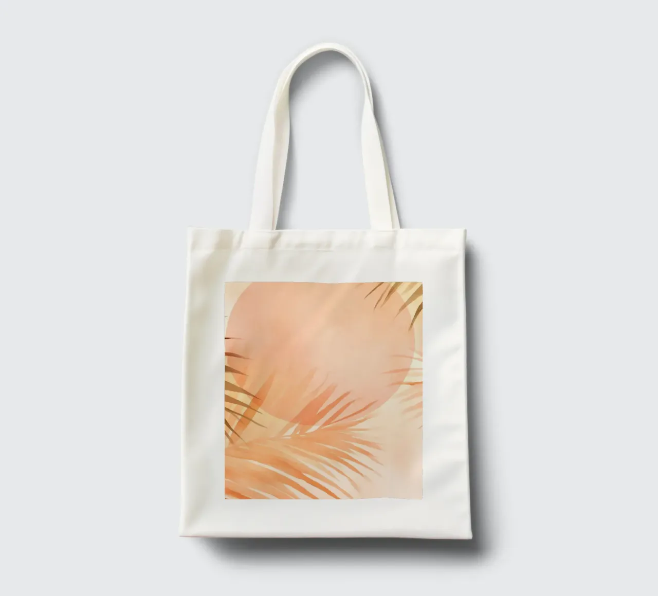 Calma tropicale Oaisis Alba delle palme borsa in juta da Andrea Haase Modern Home