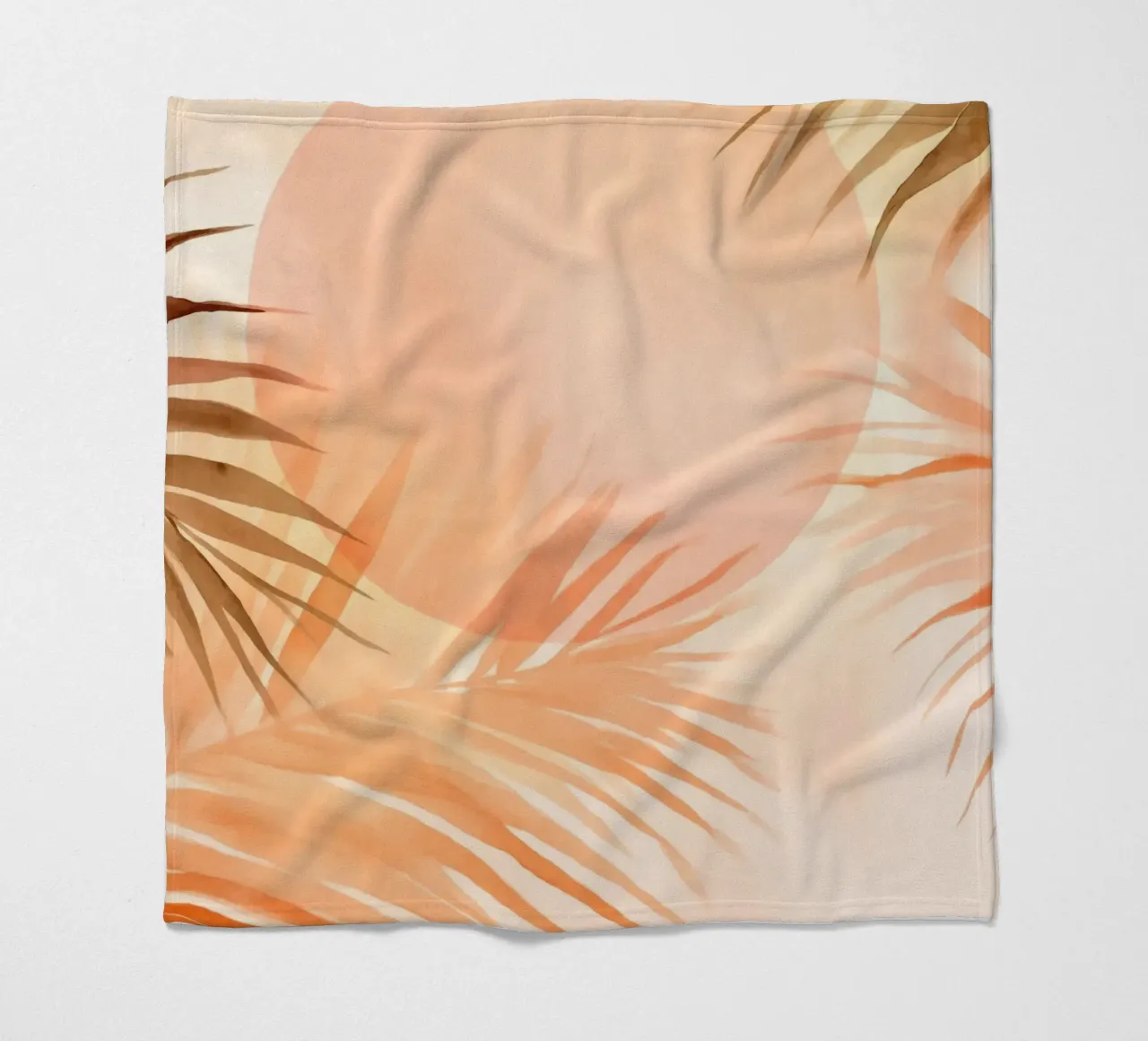 Calma tropicale Oaisis Alba delle palme coperta in pile da Andrea Haase Modern Home