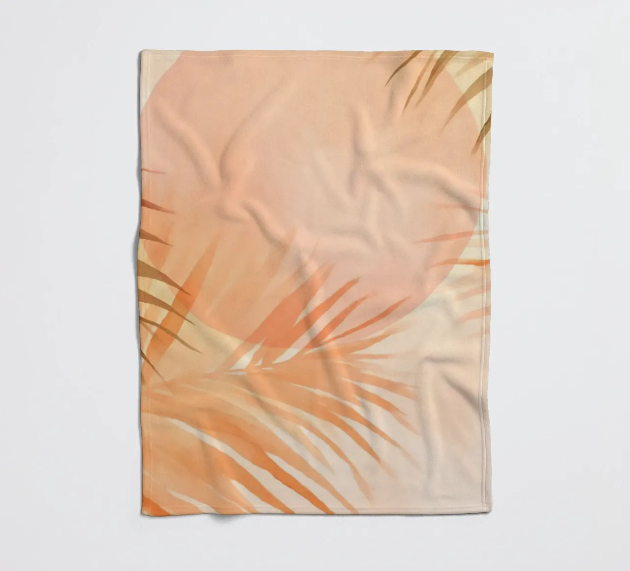 Calma tropicale Oaisis Alba delle palme coperta in pile da Andrea Haase Modern Home