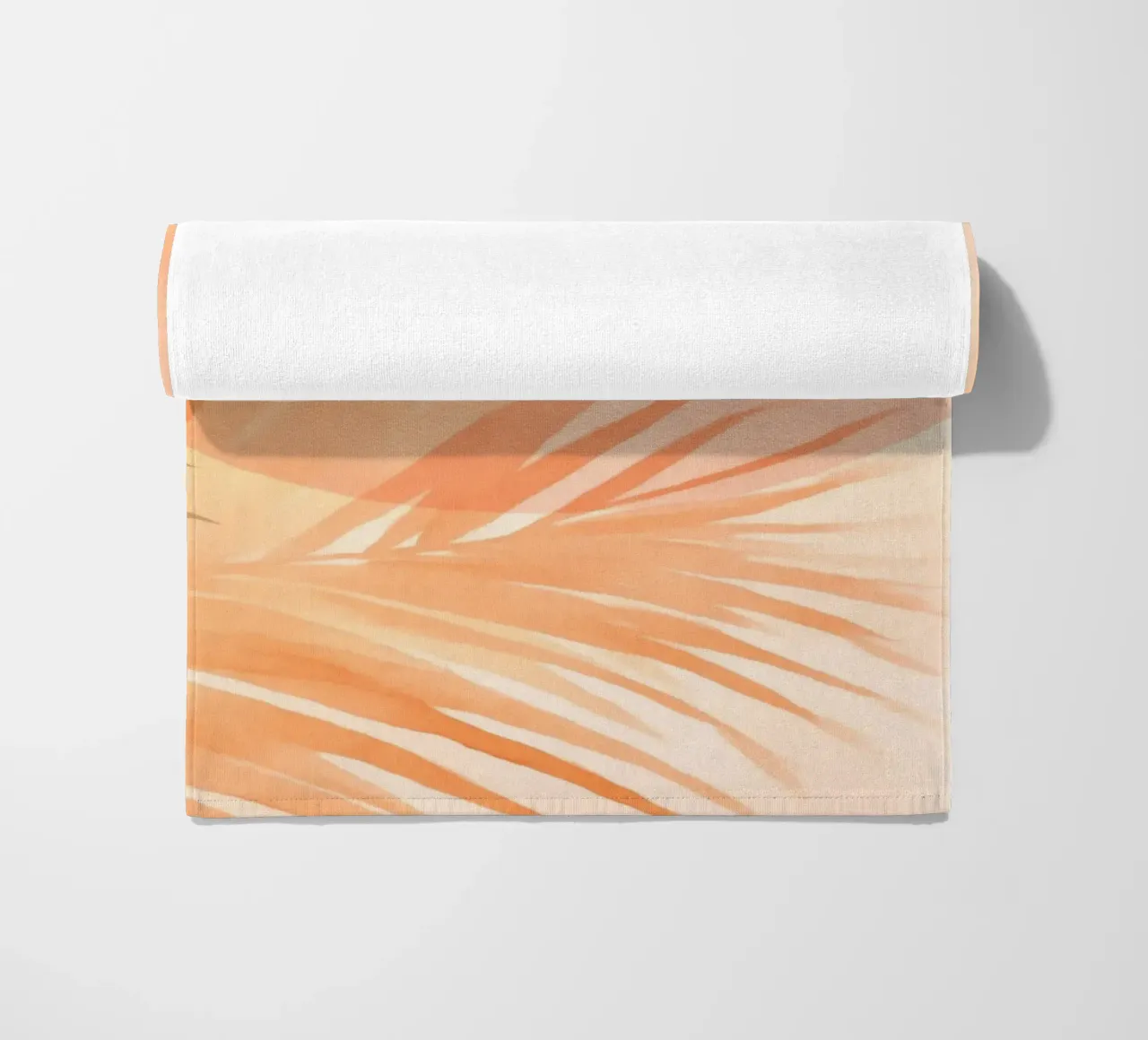 Calma tropicale Oaisis Alba delle palme telo mare da Andrea Haase Modern Home