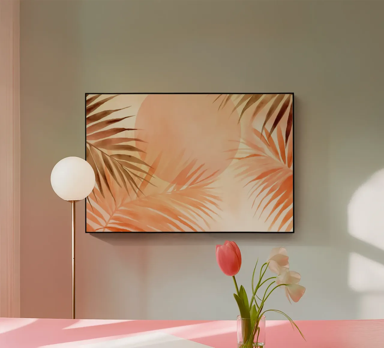 Calma tropicale Oaisis Alba delle palme plexiglass da Andrea Haase Modern Home