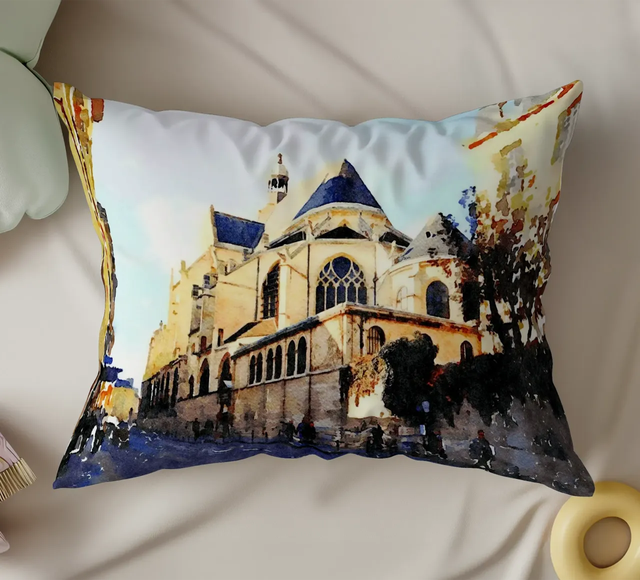 A Parigi cuscino da Massimo Frascogna
