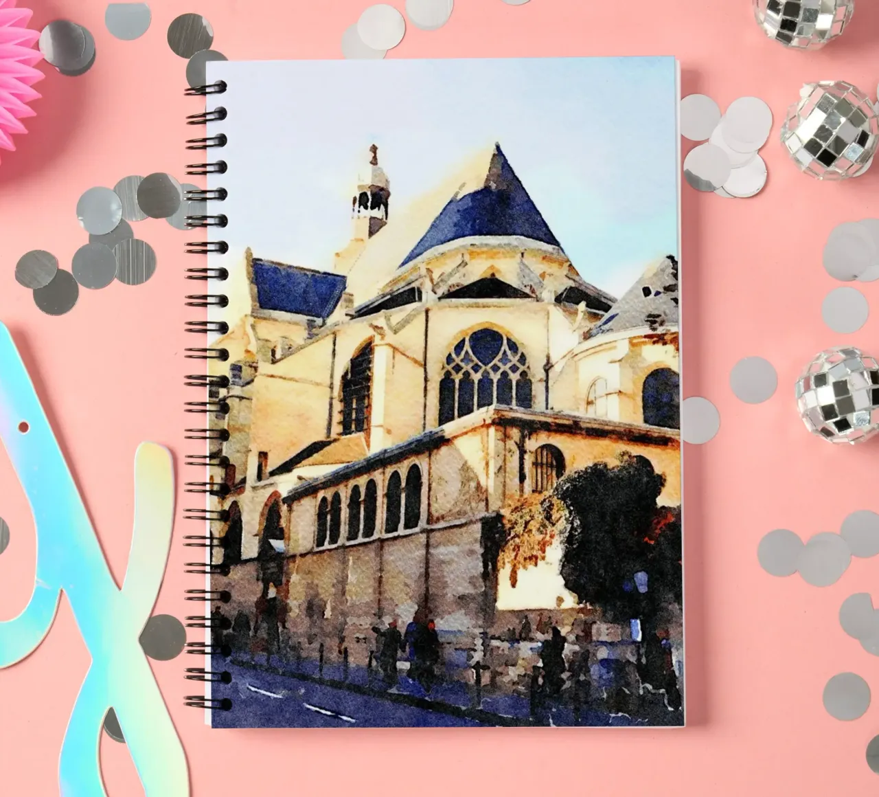 In Paris spiral notebook by Massimo Frascogna