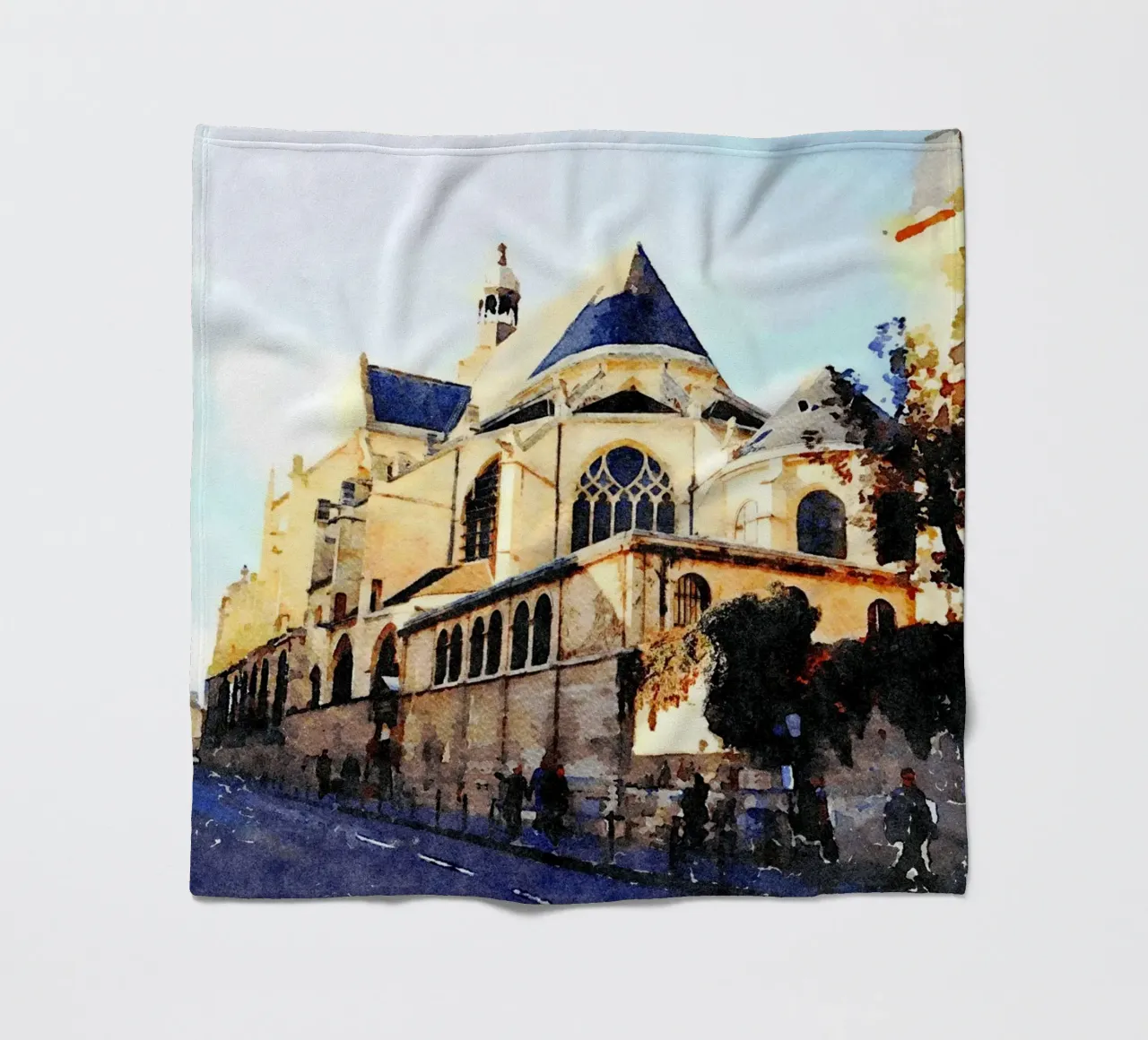 À Paris plaid polaire de Massimo Frascogna