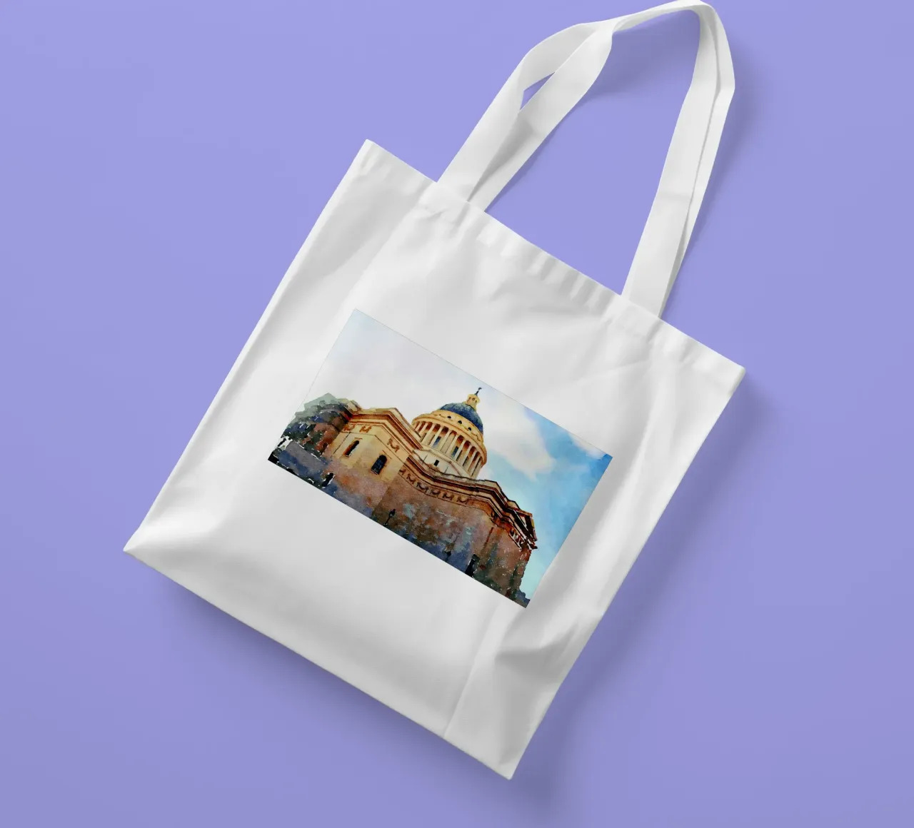 A Parigi borsa in juta da Massimo Frascogna