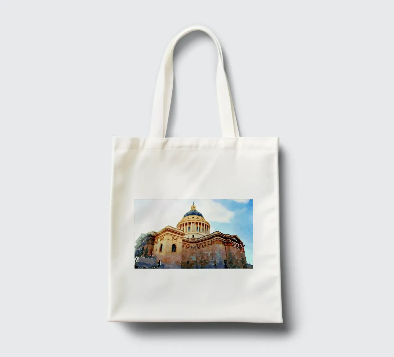 A Parigi borsa in juta da Massimo Frascogna